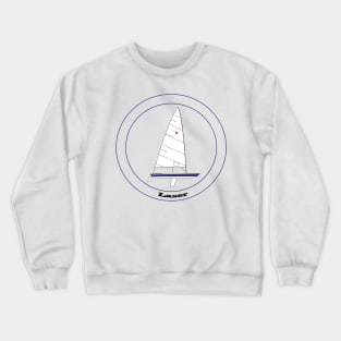 Laser Sailboat Crewneck Sweatshirt